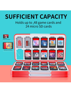 Estuche Organizador para Juegos Switch MOSAHOLL - 48 Cartuchos 2