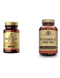 Solgar Vitamina C 1000 mg 100 Cápsulas Vegetales Antioxidante