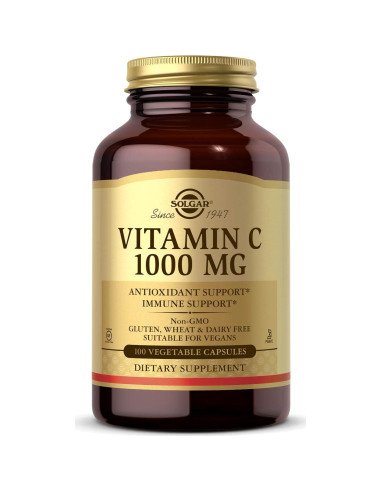 Solgar Vitamina C 1000 mg 100 Cápsulas Vegetales Antioxidante