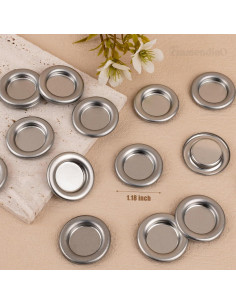 Soporte de Incienso Mini Torre Framendino - 50 Paquetes Plateado 2