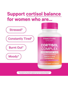 Complejo de Cortisol Pink Stork - Ashwagandha y Omega 3 DHA 2
