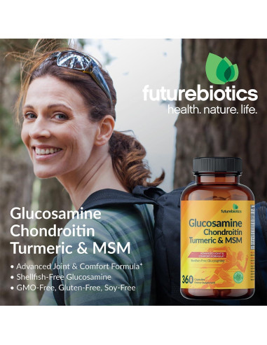 Fórmula Avanzada de Glucosamina y Condroitina Futurebiotics 90 Cápsulas