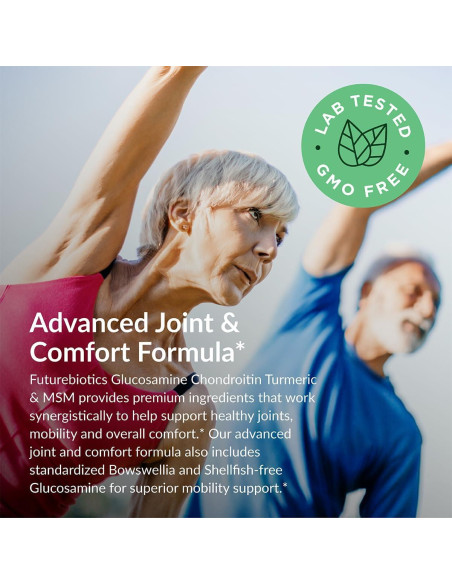 Fórmula Avanzada de Glucosamina y Condroitina Futurebiotics 90 Cápsulas Fórmula Avanzada de Glucosamina y Condroitina Futurebiotics 90 Cápsulas