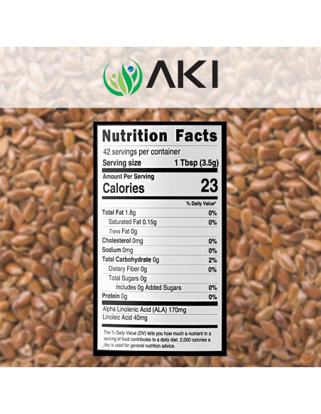 Polvo de Aceite de Semilla de Lino AKI 150g - Rico en Omega-3