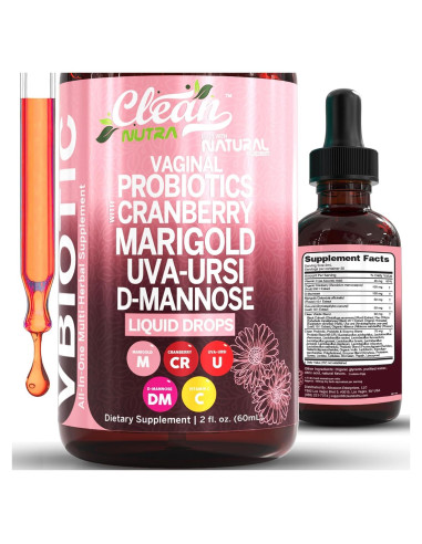 Probiotico Vaginal Clean Nutraceuticals 30ml Arándano D-Mannosa