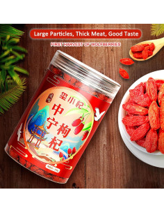 Bayas de Goji Secas Orgánicas 250g - 100% Naturales Sin Aditivos 2