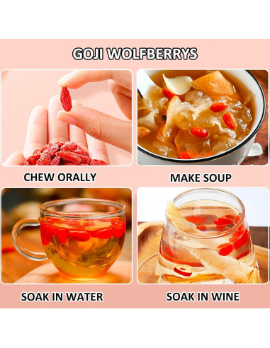 Bayas de Goji Secas Orgánicas 250g - 100% Naturales Sin Aditivos