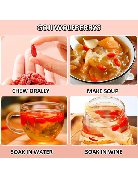 Bayas de Goji Secas Orgánicas 250g - 100% Naturales Sin Aditivos