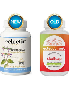 Cápsulas de Skullcap Ecléctica 90 CT | Suplemento Herbal Vegano 2