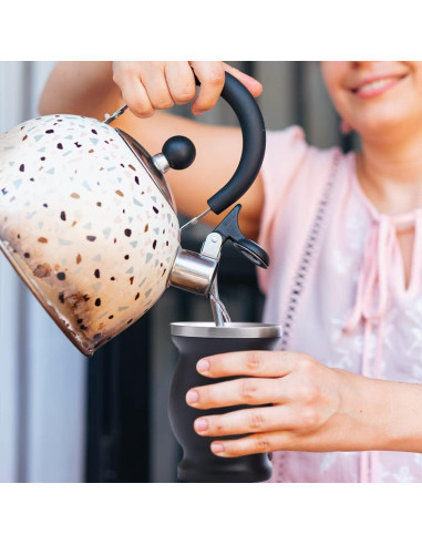 Taza de Yerba Mate Beruth 236ml Acero Inoxidable Doble Pared