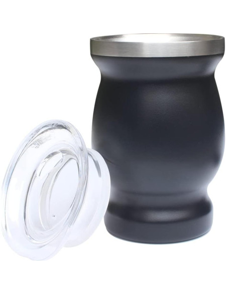 Taza de Yerba Mate Beruth 236ml Acero Inoxidable Doble Pared