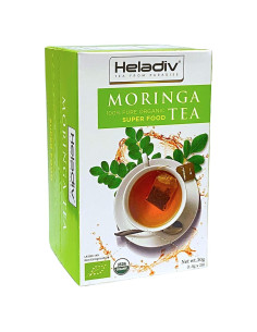 Té de Moringa Orgánico HELADIV - 20 Bolsitas 100% Natural