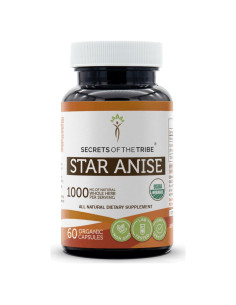 Cápsulas de Anís Estrellado Orgánico 1000 mg - 60 Unidades