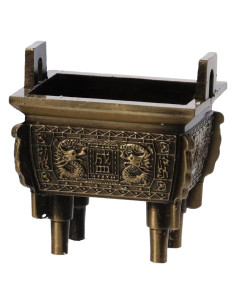 Quemador de Incienso Antiguo Gifthub de Cobre Mini 6x5x4 cm