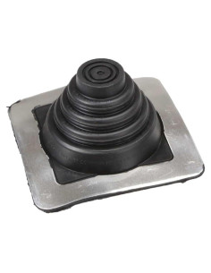 Tapa de Tubería Cuadrada EPDM ST Fastening 1/4 a 2-3/4 OD Negra
