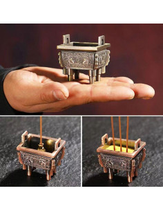 Quemador de Incienso Antiguo Gifthub de Cobre Mini 6x5x4 cm 2