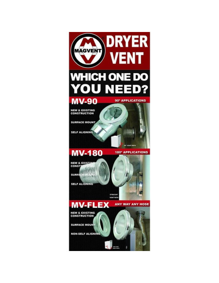 Acoplamiento de Ventilación Magnético MagVent MV-180 30.48 cm