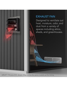 Ventilador de Escape AC Infinity AIRLIFT T16, 2560 CFM, WiFi 2