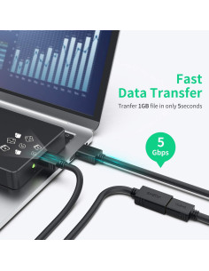 Cable de Extensión USB 3.0 VCZHS Tech 6m Macho a Hembra 2