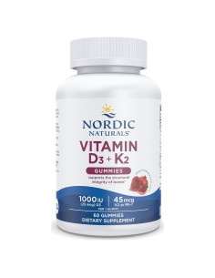 Gomitas de Vitamina D3 + K2 Nordic Naturals 60 Unidades 1000 UI