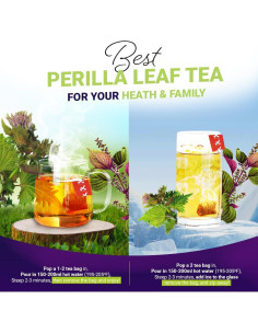 Té de Hojas de Perilla VUONG MART 30+2 Bolsas 100% Natural 2