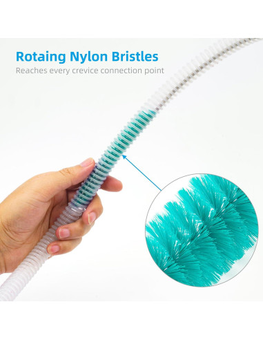 Cepillo de limpieza CPAP SPESHALU 2.13m para mangueras 22mm 19mm