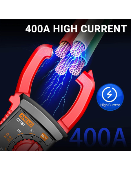 Multímetro Digital ANENG SZ301 con Medidor de Pinza y Retroiluminación
