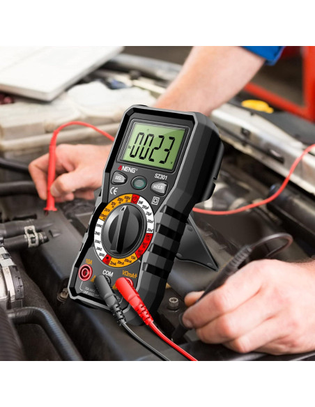 Multímetro Digital ANENG SZ301 con Medidor de Pinza y Retroiluminación