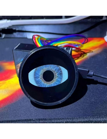 2 Pcs Faro Ojos del Diablo LED JHSHlye 12V 6 Modos Ajustables