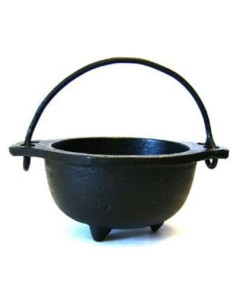 Caldero de Hierro Fundido New Age Imports 10.16 cm para Incienso