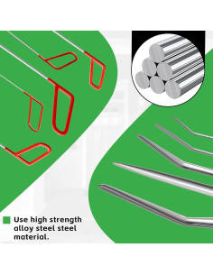 Kit de Reparación de Abolladuras Sin Pintura TUOSHUNGE DR02 9 Pzs 2
