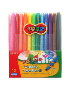 Juego de Lápices de Colores Twistable LENITH 12 Colores