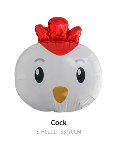 5 Globos de Pollo de Aluminio CYMYLAR para Fiesta 2