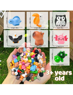 50 Figuras de Animales en Miniatura de Resina PAPPYN-A 2