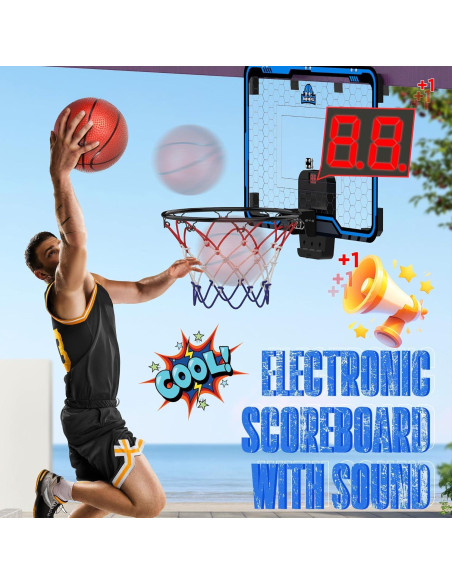 Aro de Baloncesto Interior HopeRock Grande 43x33cm con Marcador