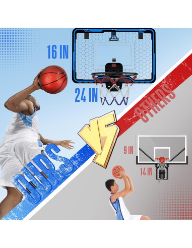 Aro de Baloncesto Interior HopeRock Grande 43x33cm con Marcador