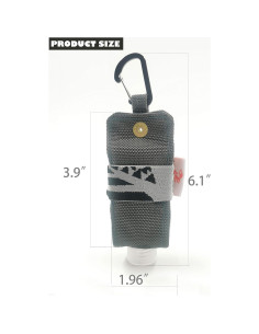 Funda Portátil para Gel Antibacterial SUCHI con Botella 60ml 2