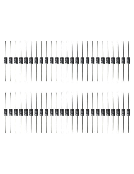 50 Diodos Rectificadores 1N5400 Bridgold 3A 50V DO-27