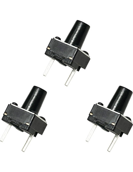20 Interruptores Táctiles UMEMI 6x6mm 2 Posiciones Duraderos