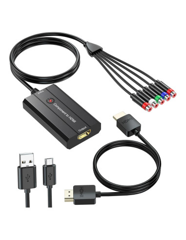 Convertidor de Componente Femenino a HDMI 1080P Die Xi