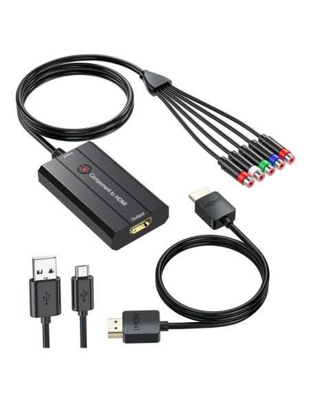 Convertidor de Componente Femenino a HDMI 1080P Die Xi
