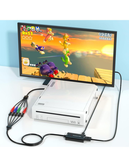 Convertidor de Componente Femenino a HDMI 1080P Die Xi