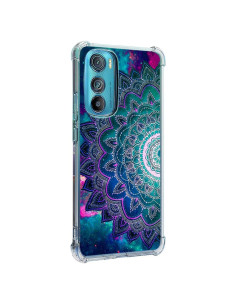 Funda Bumper Beaucov para Motorola Edge 2022 - Espacio de Flor Mandala