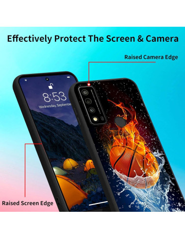 Funda TPU Delgado para TCL 30 XE 5G / 30 V 5G - Baloncesto