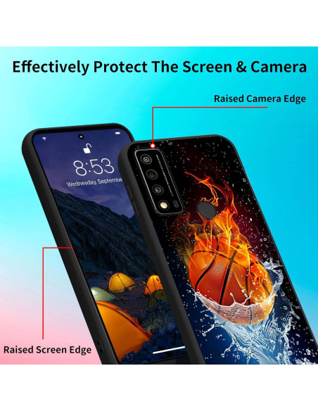 Funda TPU Delgado para TCL 30 XE 5G / 30 V 5G - Baloncesto