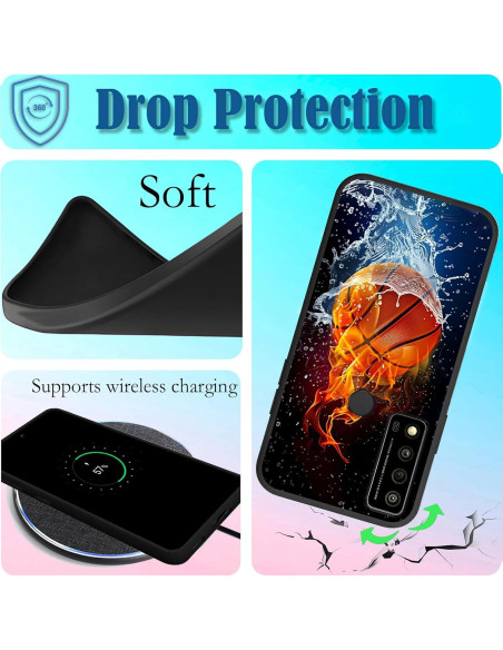 Funda TPU Delgado para TCL 30 XE 5G / 30 V 5G - Baloncesto