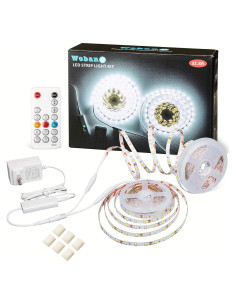 Tira LED 10m WOBANE Blanca Regulable con Control Remoto 600 LEDs