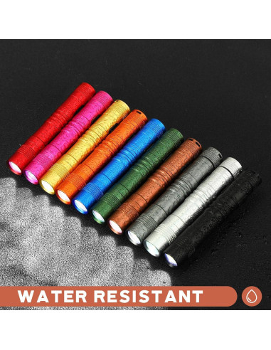 Hortsun 20 Linternas LED de Boligrafo Multicolor 9 cm