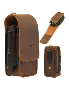 Funda de Multiherramienta EDC NUTUCH de Cuero Magnético