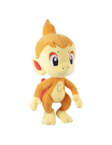Peluche Pokémon Chimchar 20 cm - Licencia Oficial Jazwares